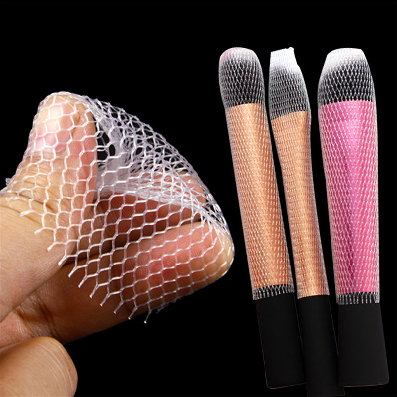 10pcs Makeup Brushes Net Protector Guard Elastic