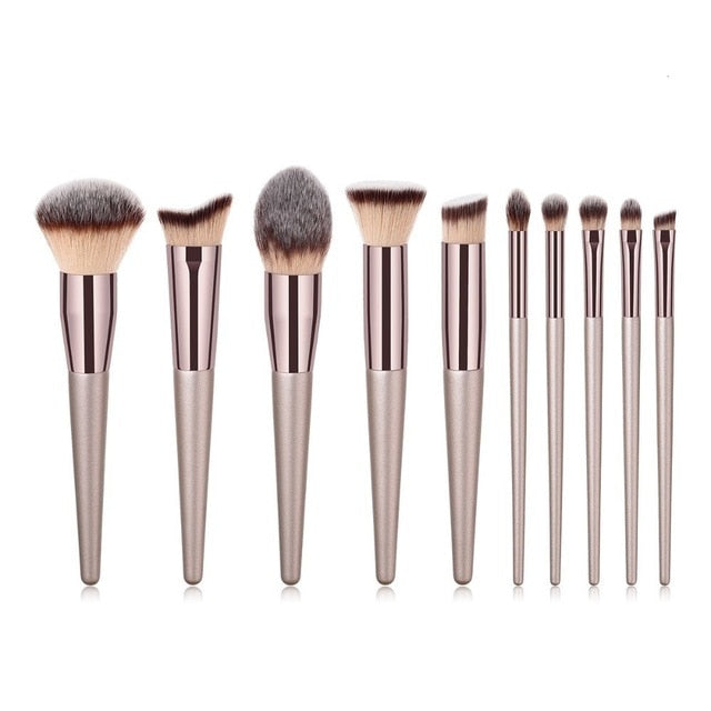 4-14pcs Makeup Brushes Set For Foundation Powder Blush