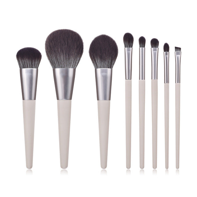 4-14pcs Makeup Brushes Set For Foundation Powder Blush
