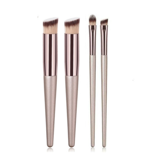 4-14pcs Makeup Brushes Set For Foundation Powder Blush