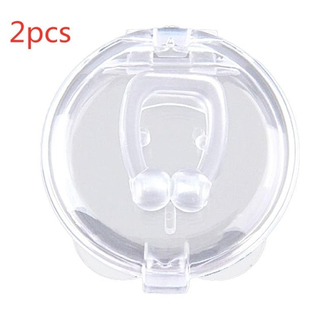 1/2/4pcs Silicone Body Health Care Anti Snore Nose Clip