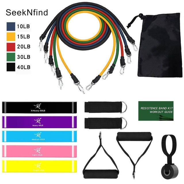 Resistance Bands Set Yoga Exercise Fitness Band
