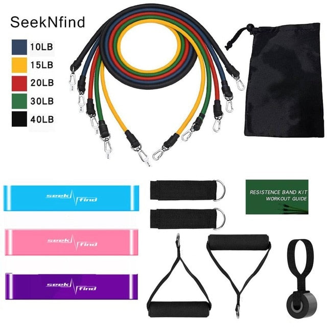 Resistance Bands Set Yoga Exercise Fitness Band