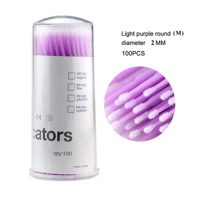 Durable Micro Disposable micro brush Individual Lash Removing Tools