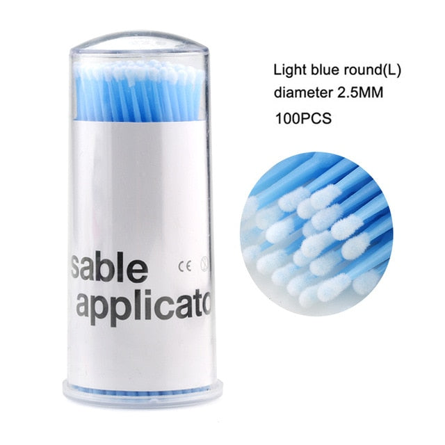 Durable Micro Disposable micro brush Individual Lash Removing Tools