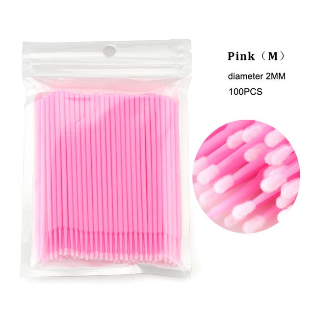 Durable Micro Disposable micro brush Individual Lash Removing Tools