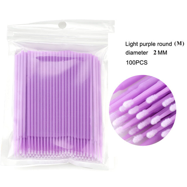 Durable Micro Disposable micro brush Individual Lash Removing Tools