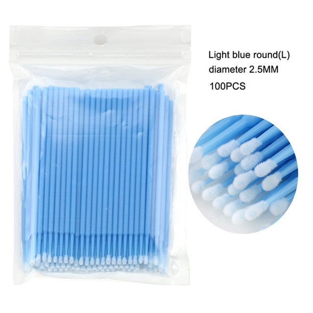 Durable Micro Disposable micro brush Individual Lash Removing Tools