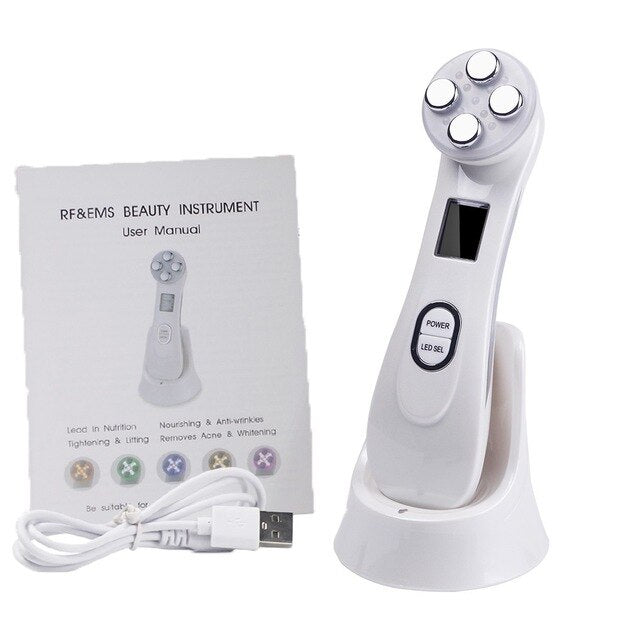 RF Radio Frequency Facial LED Photon Skin Care Device