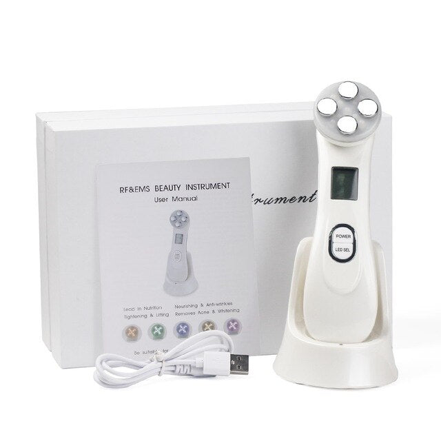 RF Radio Frequency Facial LED Photon Skin Care Device