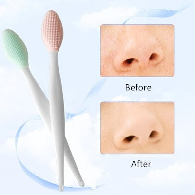 Silicone Beauty Wash Face Exfoliating Blackhead Extrator Remover