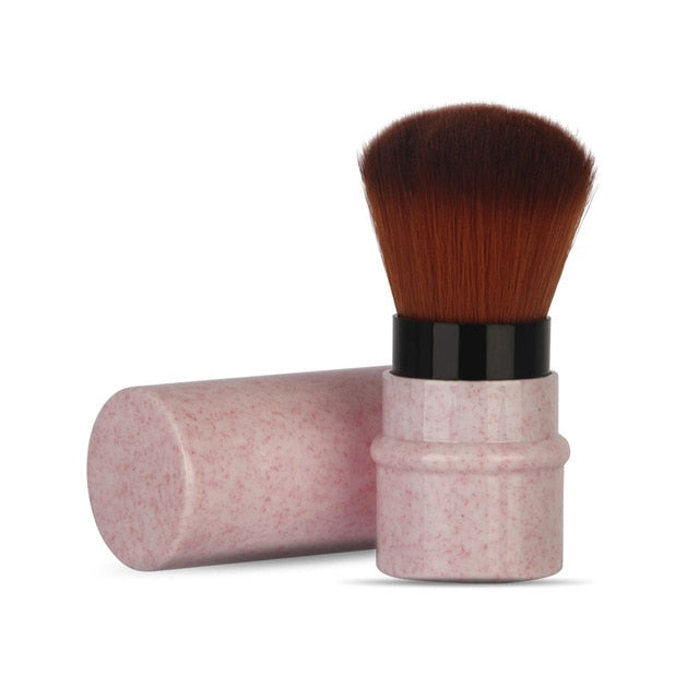 Mini Retractable Foundation Makeup Powder Blush Beauty Brushes