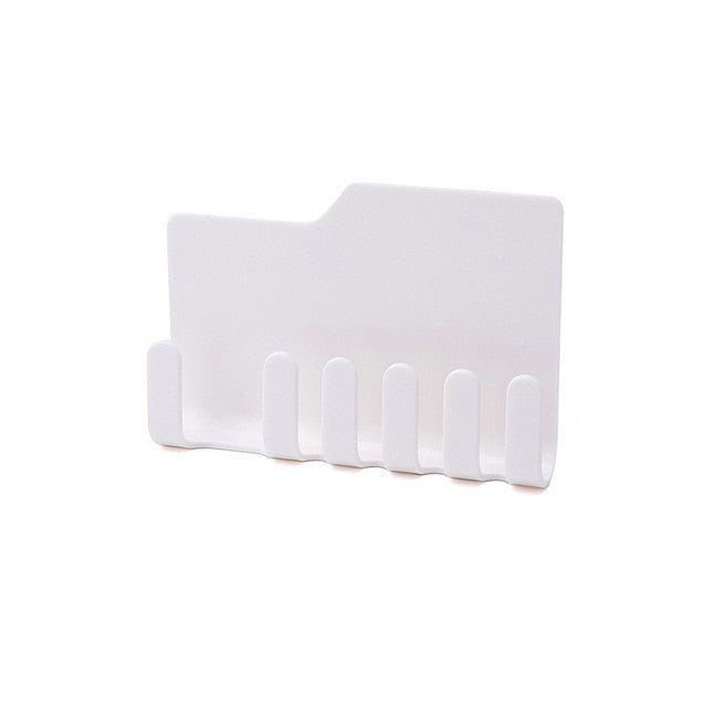 Cute Cartoon Bathroom Kitchen Smiling Face Toothbrush Towel Storage Rack